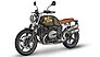 BMW R nineT Scrambler des Modelljahrgangs 2021 in der Gestaltung „Kalamata metallic matt mit Tape“.