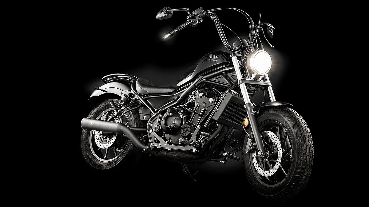 Im Visier des Customizing-Spezialisten Motorrad Burchard: Hondas 2020-er Bestseller CMX500 Rebel.