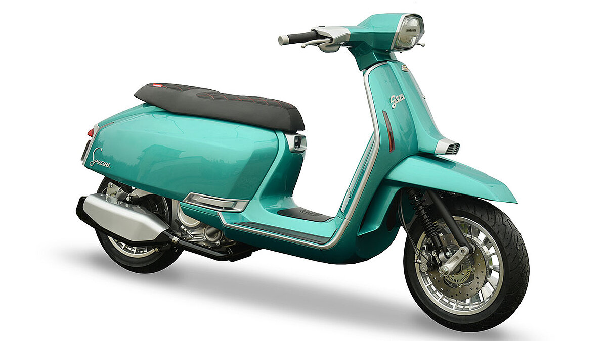 Ein Neoklassiker mit viel frischer Technik: Die G325 Special von Lambretta, von der es bislang nur einen Prototypen gibt.