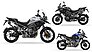 Die GT-Versionen setzen auf Alugussräder und die Raddimensionen 19 Zoll vorne und 18 Zoll hinten: Triumph Tiger 1200 GT (li.), GT Pro (re. o.) und GT Explorer (re. u.)