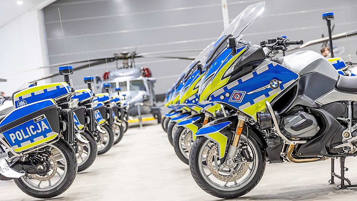 Polens Polizei stellte unlängst mehr als 500 Motorräder des Typs BMW R 1250 RT-P neu in Dienst.