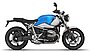 BMW R nineT Pure des Modelljahrgangs 2021 in der Gestaltung „Option 719 Cosmicblue metallic/Lightwhite uni“.
