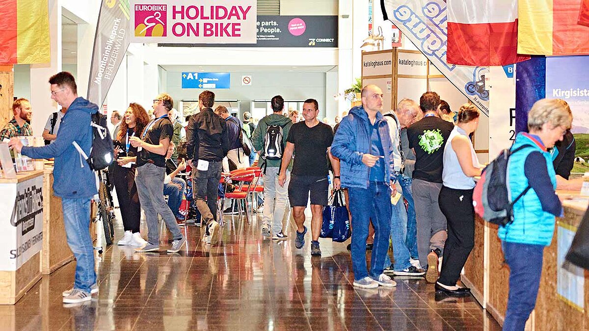 Findet 2020 nicht statt: Die Fachmesse Eurobike in Friedrichshafen.