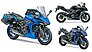 In drei Farbkleidern startet die GSX-S1000GT, flankiert von einem breiten Zubehörangebot.