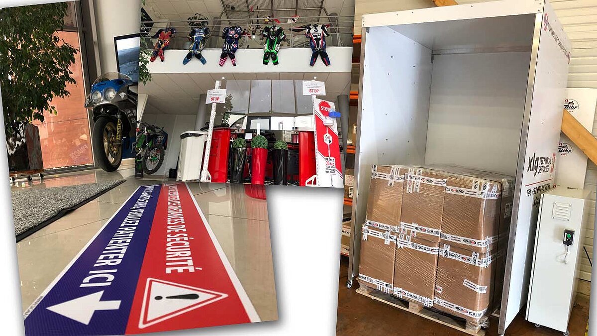 Bei BIHR setzt man auf ein umfassendes Hygienekonzept in Verwaltung und Logistik, um einen reibungslosen Großhandelsbetrieb zu gewährleisten.