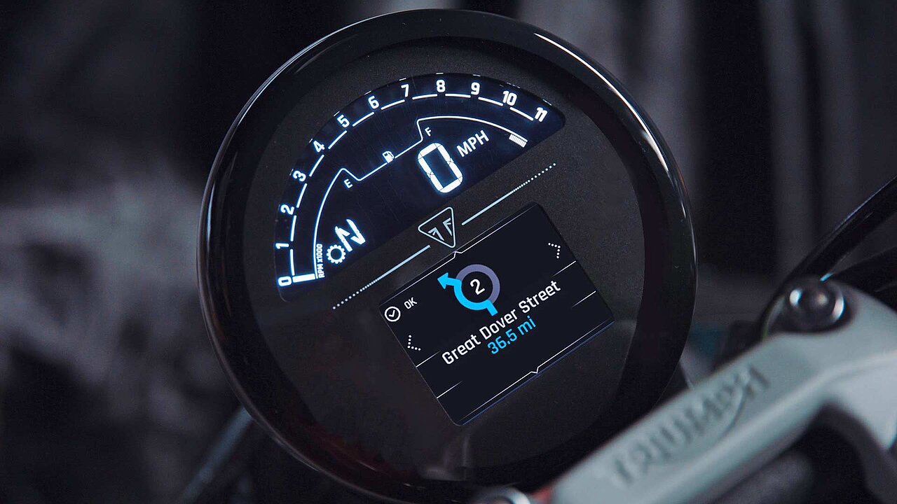 Ein kompaktes Instrumentarium, in das optional via Smartphone auch eine Navigationsfunktion eingebunden werden kann.