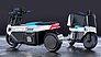 Futuristisch gezeichnet, nahezu 100 km/h schnell: Der E-Lieferroller „Renamax“ des in den Emiraten angesiedelten Herstellers Barq