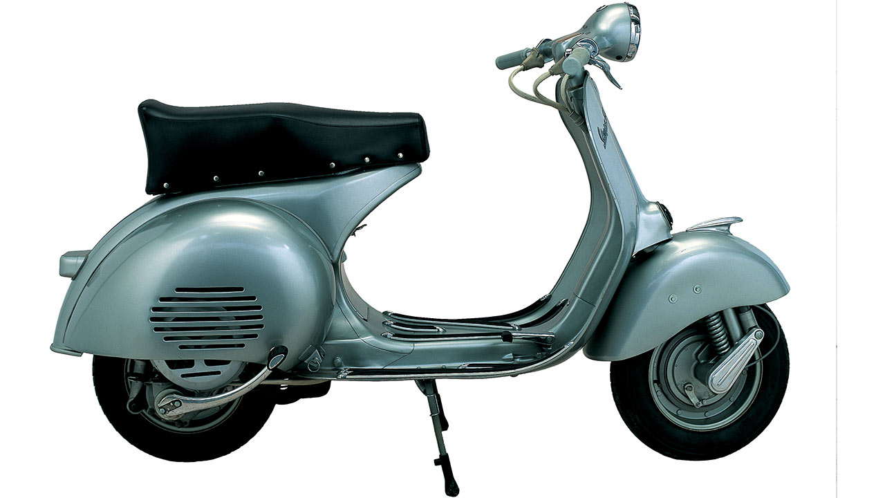 Blick ins Modell-Archiv: Die Vespa GS 150 aus dem Jahr 1955.