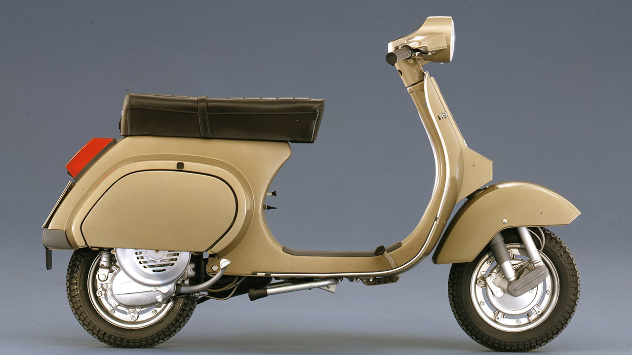 Blick ins Modell-Archiv: Die Vespa PK 125 aus dem Jahr 1982.