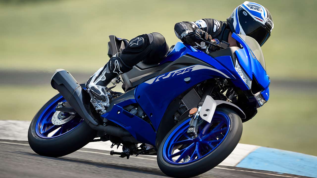 Yamaha YZF-R125 des Modelljahrgangs 2021.