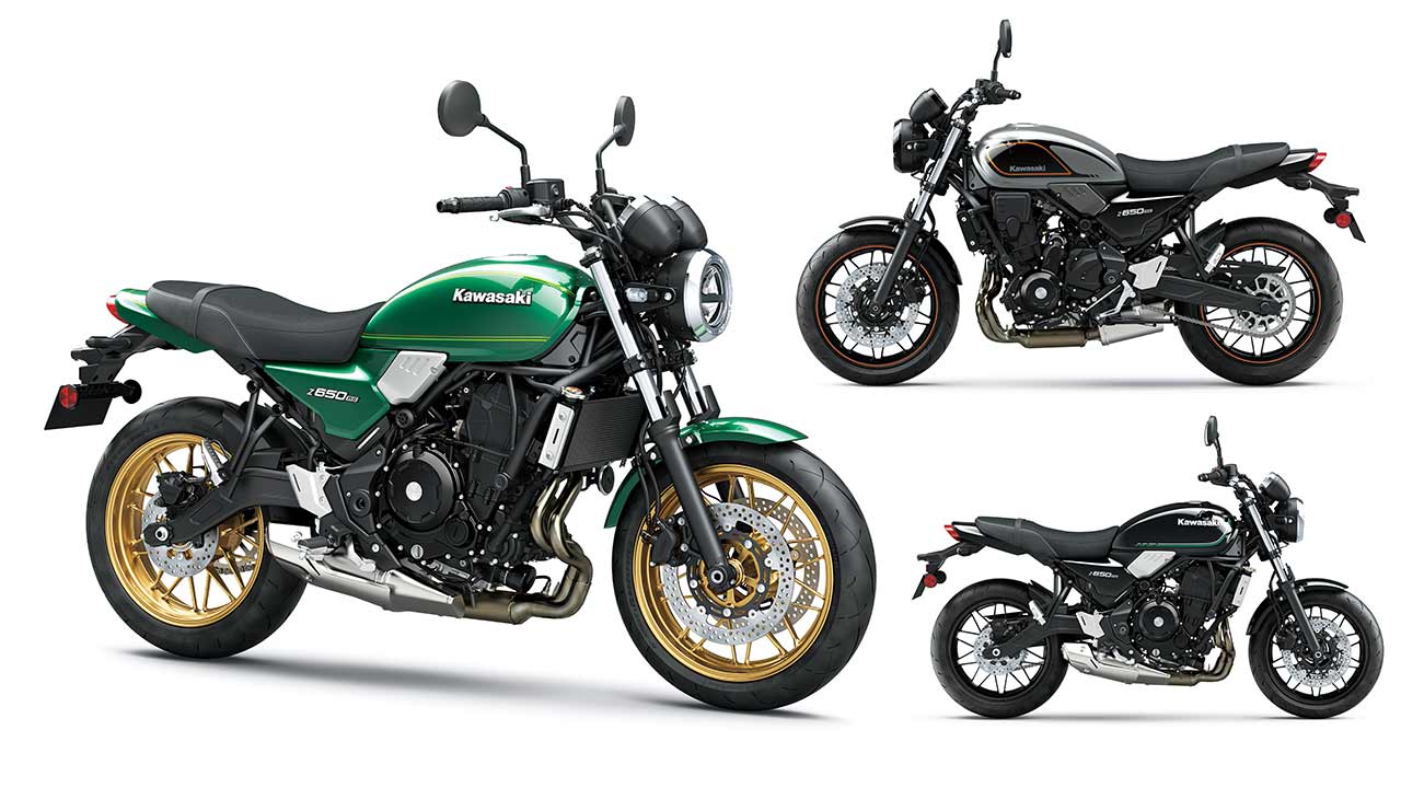 In drei Farbschemata wird Kawasaki die Z650RS in den Handel bringen.