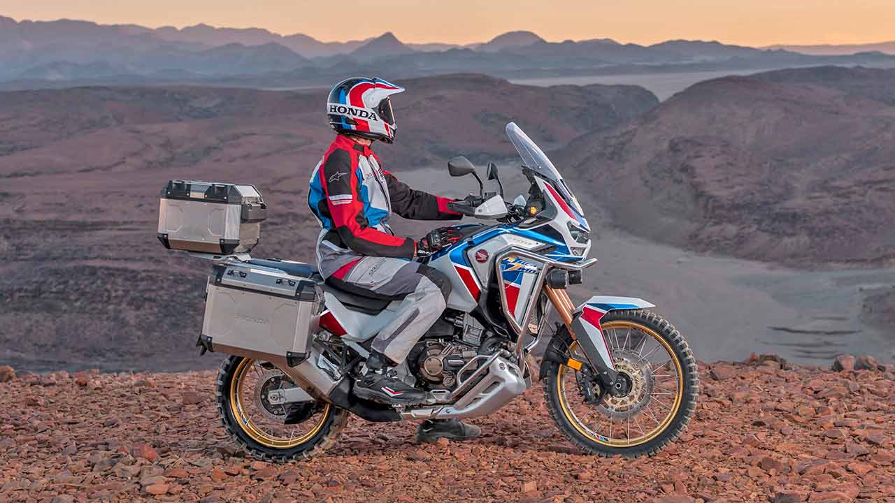 Bereit für die ganz große Ausfahrt: Hondas 2020er Africa Twin, hier die CRF1100L Adventure Sports.