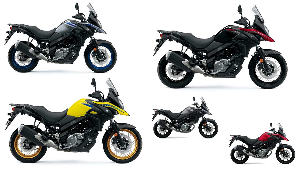 Das Modelljahr 2021 der V-Strom 650/XT von Suzuki.