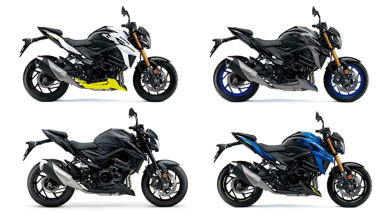 Mit diesen Farbvarianten garniert Suzuki das Abschiedsjahr 2021 der GSX-S750.