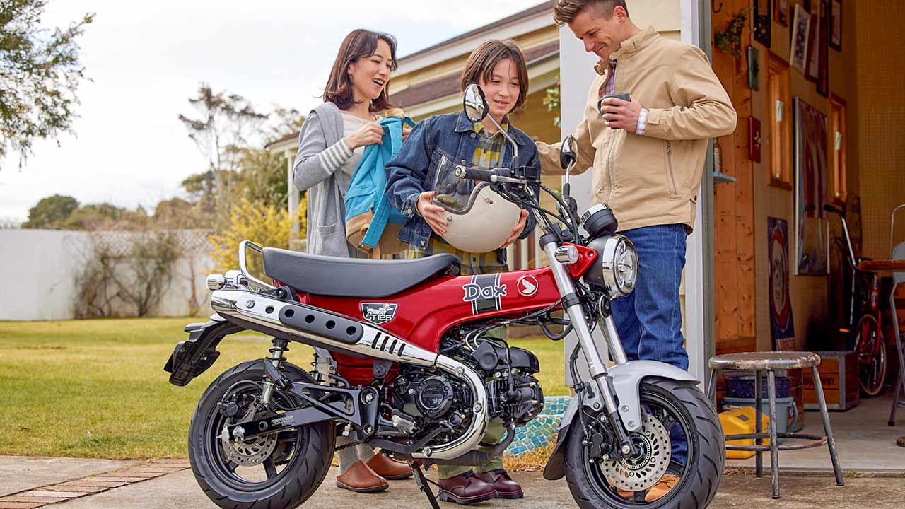 Neuauflage einer Legende: Honda ST125 Dax.
