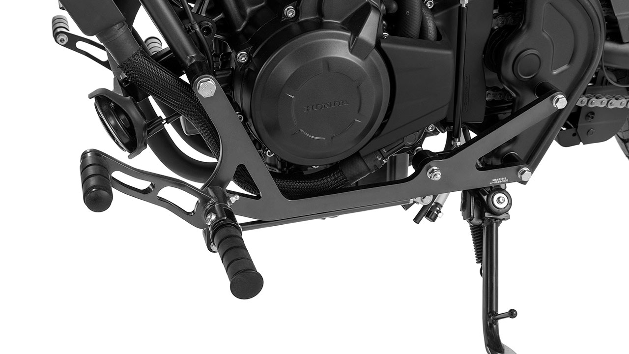 Fußrastenanlage für die CMX500 Rebel.