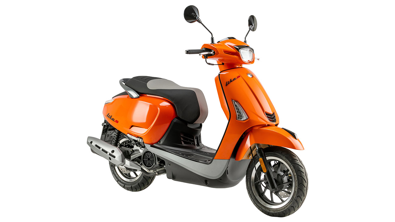 Die S-Varianten des Like, hier der Like II S 125i, kommen sportlicher, kantiger daher als die klassischen, rundlicheren Versionen.