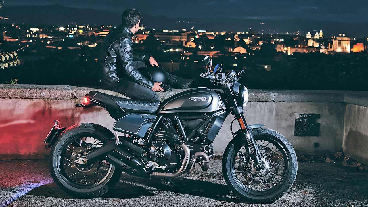 Ducati Scrambler Nightshift.