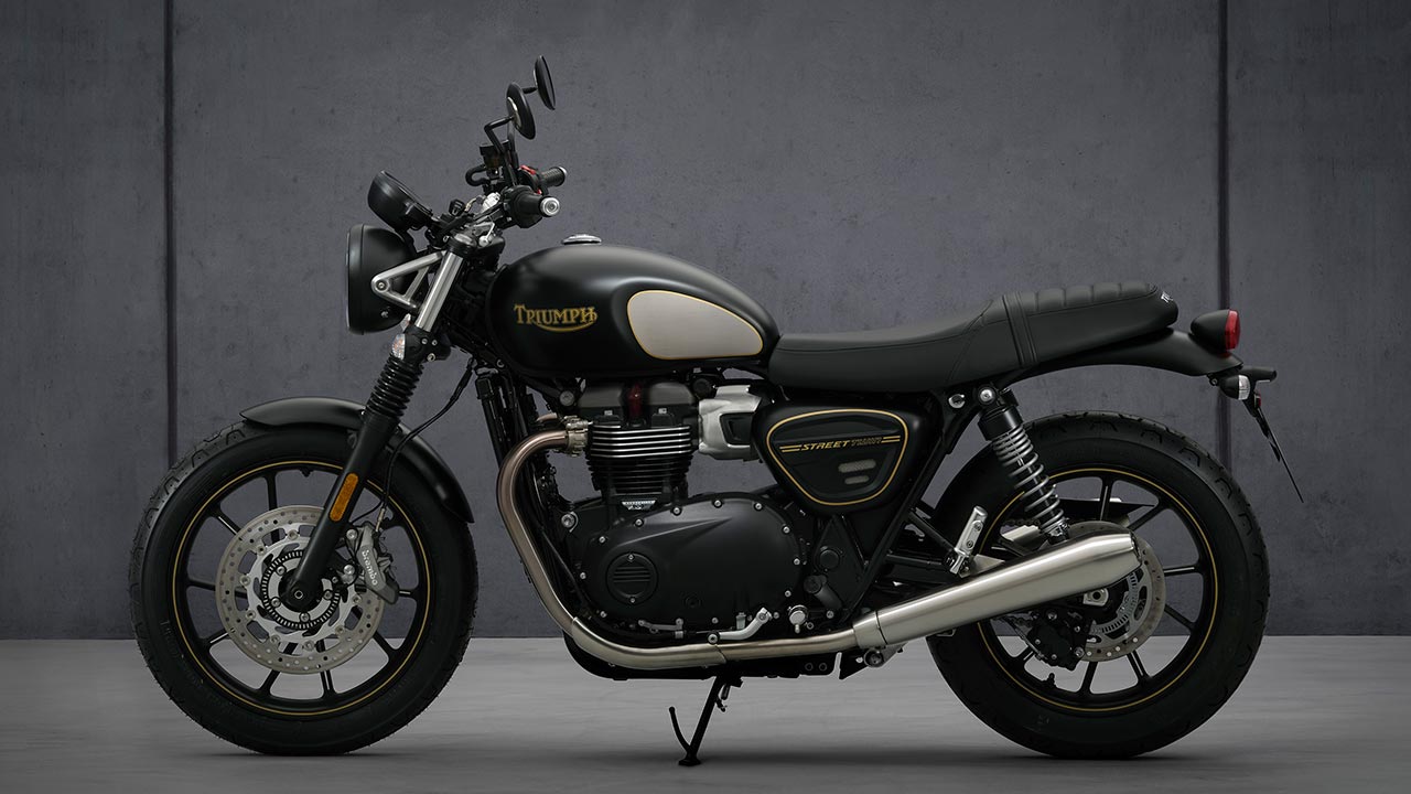 Street Twin „Gold Line Limited Edition“, Modelljahr 2021.