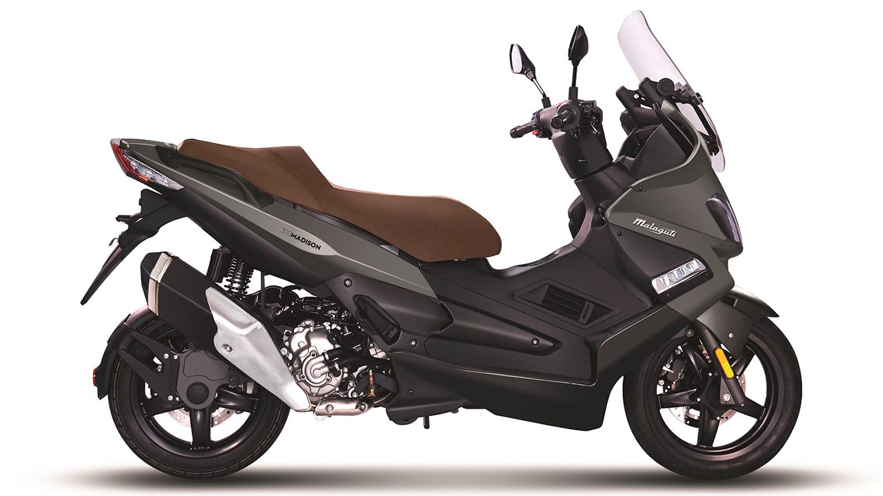 Sondermodell zum 90. Markengeburtstag: Malaguti Madison 300 „Anniversary Edition“.