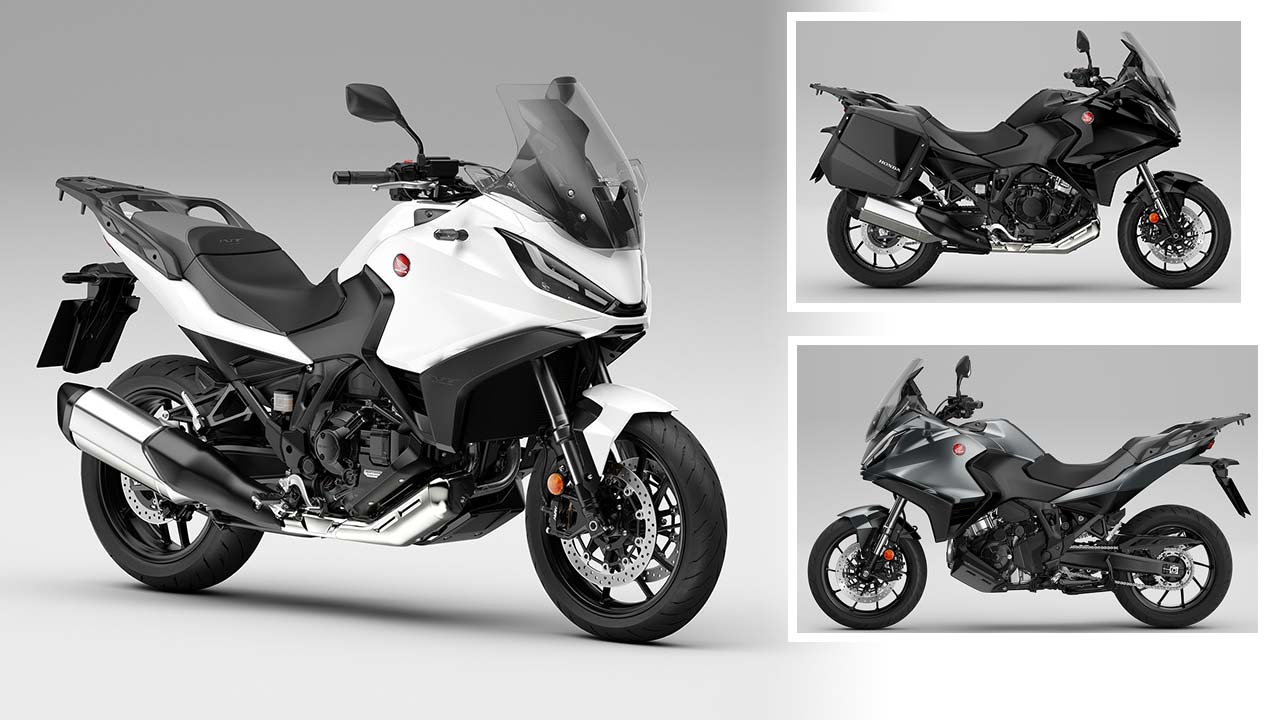 Die neue NT1100 ist in drei Farbvarianten erhältlich: Grau („Matte Iridium Gray Metallic“), Weiß („Pearl Glare White“) und Schwarz („Graphite Black“).