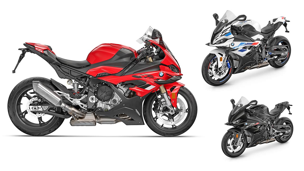 In drei Lackierungen schickt BMW sein aufgefrischtes Superbike ins Rennen.