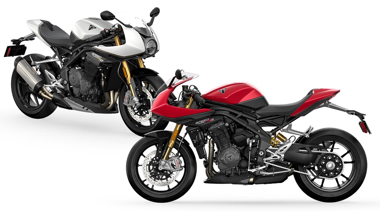 In zwei Farbkombis bringt Triumph die Speed Triple 1200 RR ab Januar 2022 in den Handel.