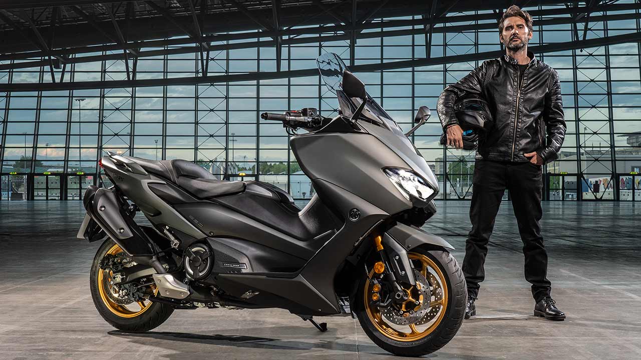 Der TMax von Yamaha, Modelljahr 2021.