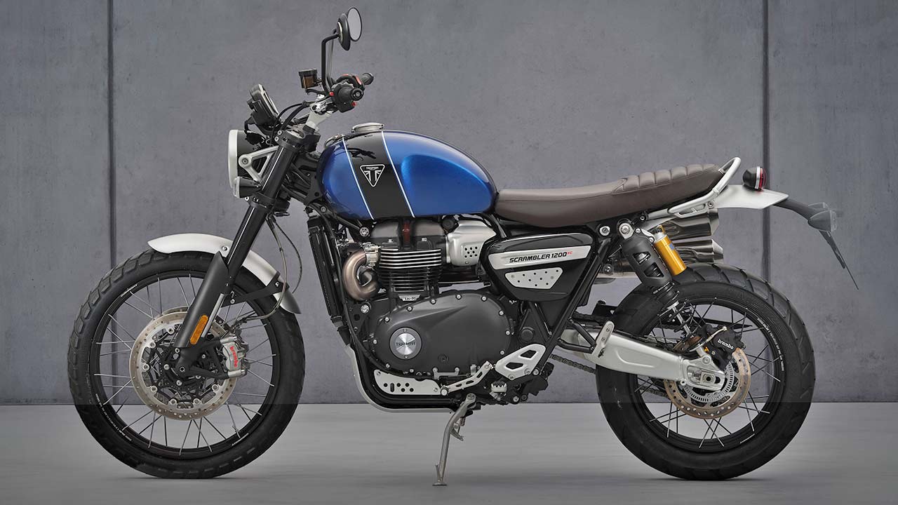 Triumph Scrambler XC des Modelljahrs 2021.
