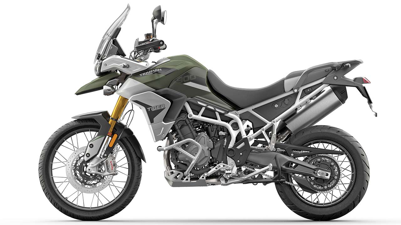 Ein geschmeidige Reisegefährtin, die nicht nur in der Top-Version „Rally Pro“ dem Auge zu schmeicheln weiß: Die Tiger 900 von Triumph.