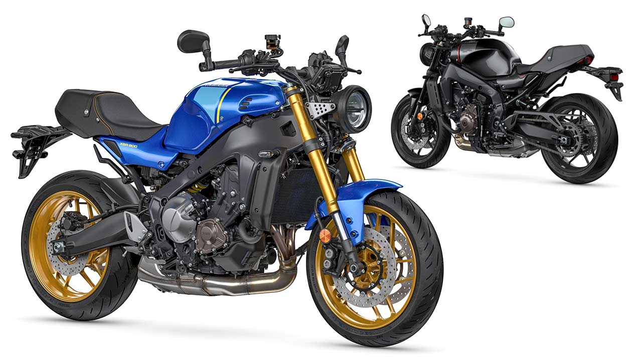 In Blau und Schwarz will Yamaha die XSR 900 ab April 2022 in den Handel bringen.