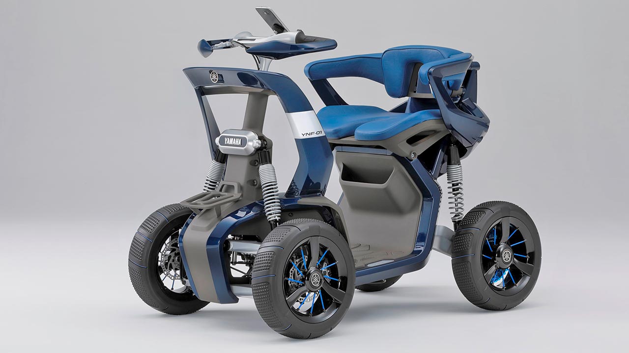Prototyp: E-Vierrad YNF-01.