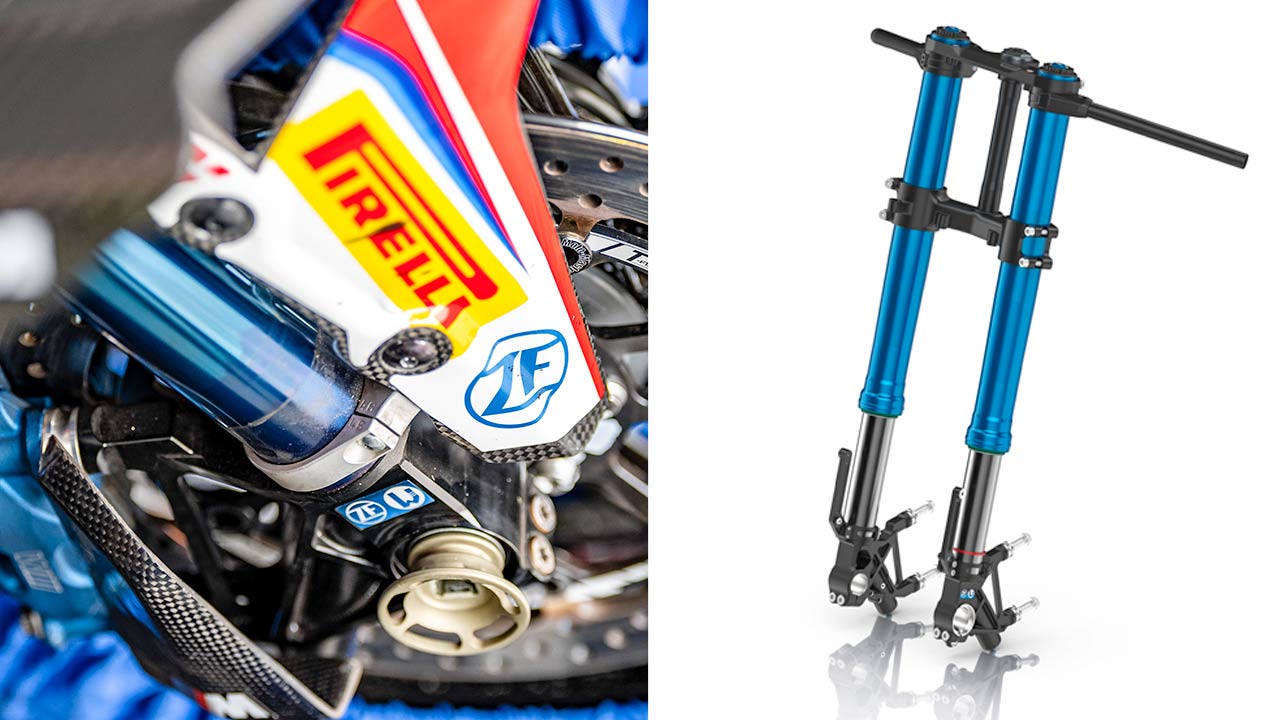 ZF Race Engineering entwickelt gemeinsam mit Wilbers eine neue Federgabel für Superbikes. Sie ist für die nächsten drei Jahre in der Rennserie IDM homologiert. Eine Zulassung für den Straßeneinsatz ist vorgesehen.
