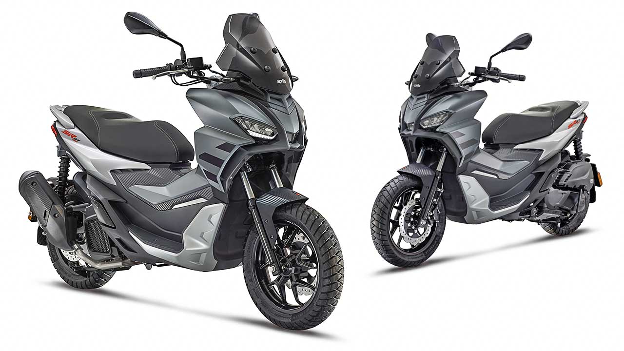 Kompaktroller im Sportanzug: Aprilia SR GT.