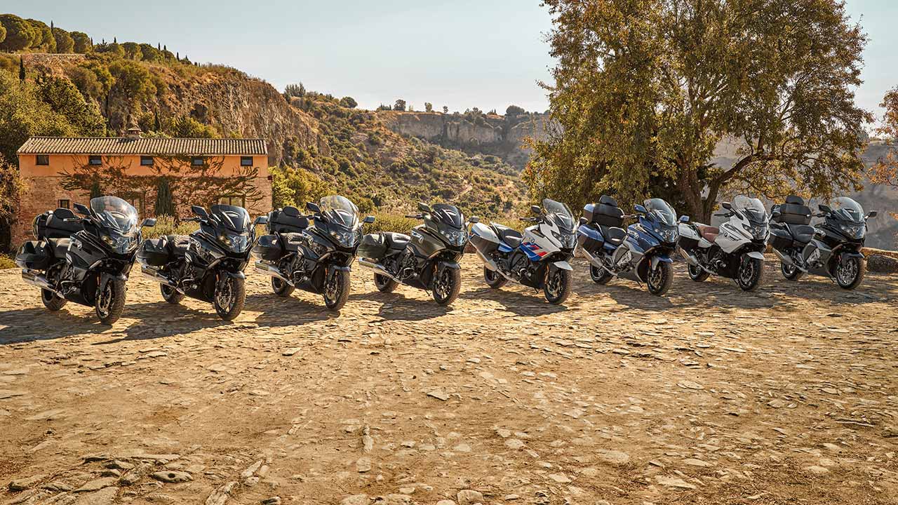 Die überarbeitete Sechszylinder-Baureihe von BMW auf einen Blick: K 1600 GT, GTL, B und Grand America.