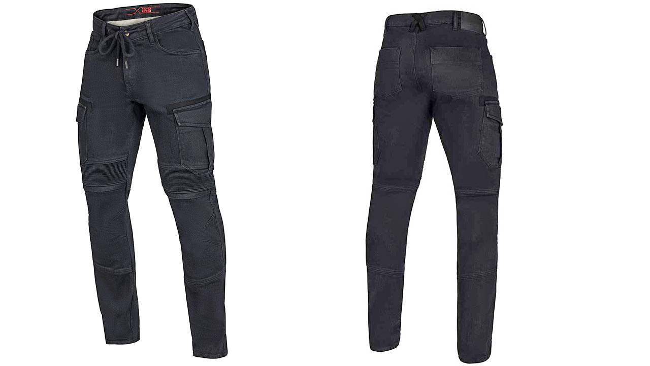 Schicker Begleiter in der Freizeit und auf dem Motorrad: Die „Classic AR Hose Cargo“ des Schweizer Bekleidungsherstellers iXS.
