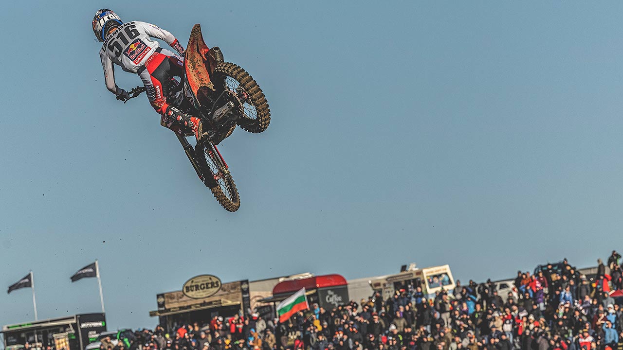 Bereits mit 17Jahren ein Mann der großen Sprünge im Motocross: Simon Längenfelder aus dem Landkreis Hof, Werksfahrer beim Werksteam von GasGas in der 250-er Klasse MX2.
