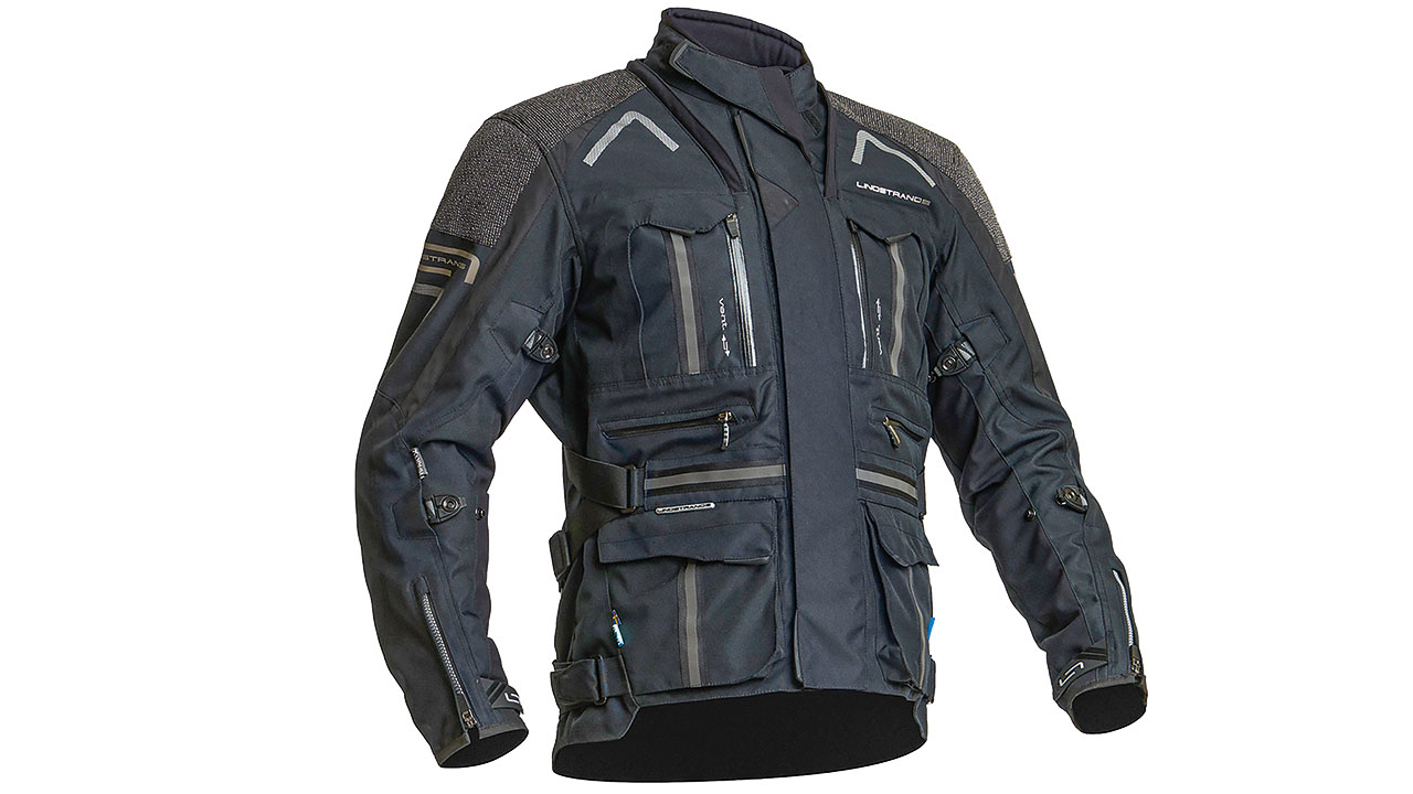 Die Textiljacke „Oman“ von Lindstrands in Schwarz.