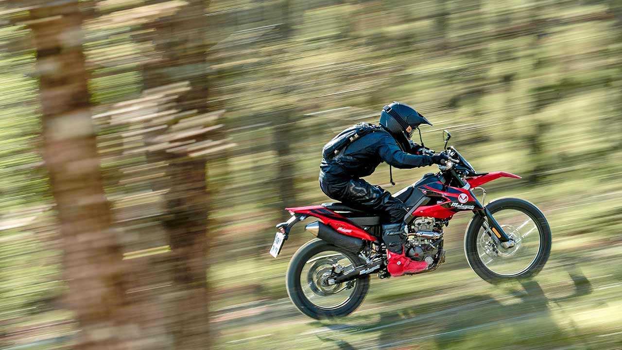 Die österreichische KSR Group ist bemüht, das sportliche Image von Malaguti zu bewahren – wie hier mit der Enduro XTM 125.