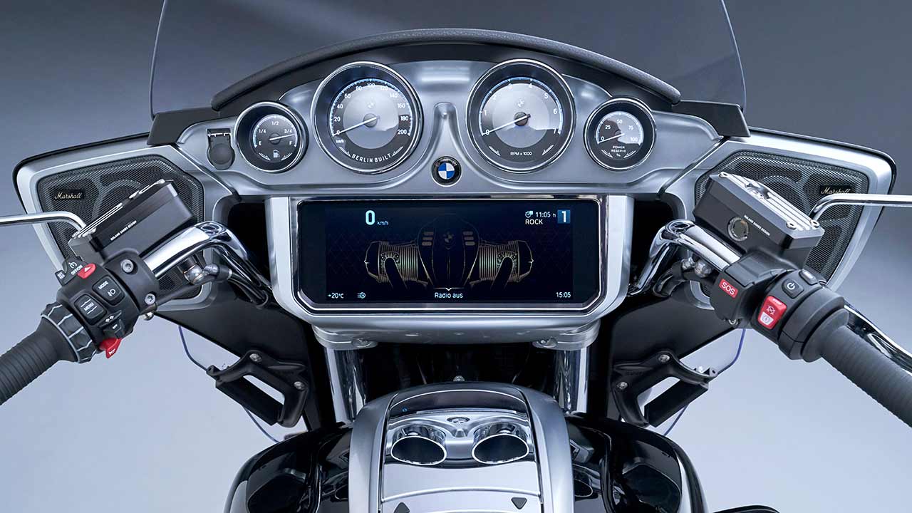 Ein Blick ins Cockpit der neuen R 18 Transcontinental