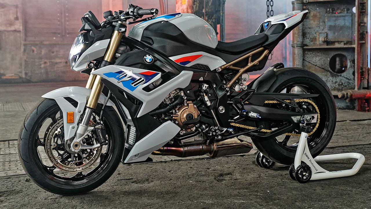 Die neue S 1000 R im M-Kleid.